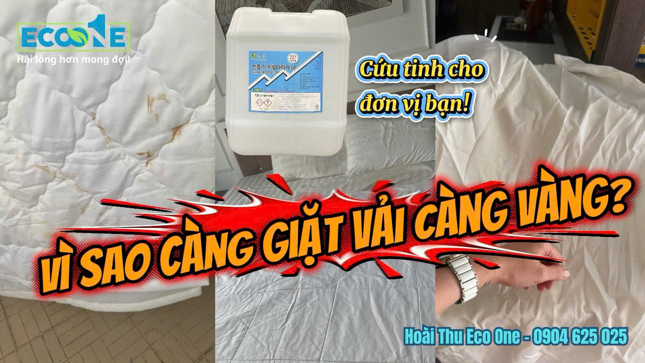 Chất Trung Hòa Đồ Vải Khách Sạn Giúp Hạn Chế Ố Vàng